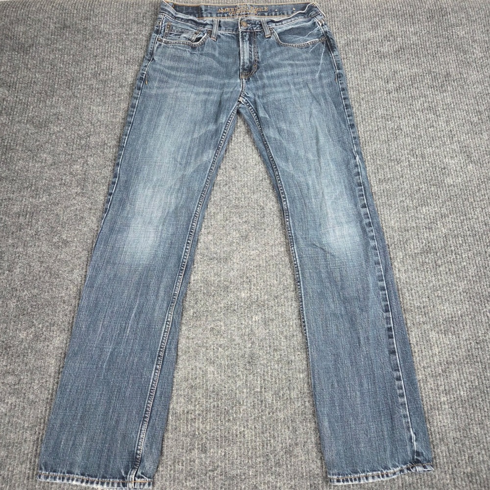 American Eagle Outfitters Mens Original Straight Jeans Blue 30x34(31x33)